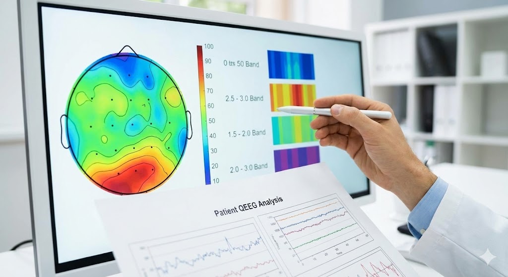 QEEG example: data quality and artifact handling